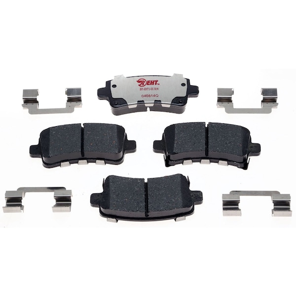 R/M Brakes BRAKE PADS OEM OE Replacement Hybrid Technology With Hardware EHT1430AH - main